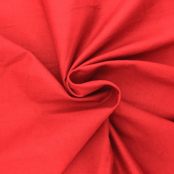 2.5 metre wide Polycotton Red